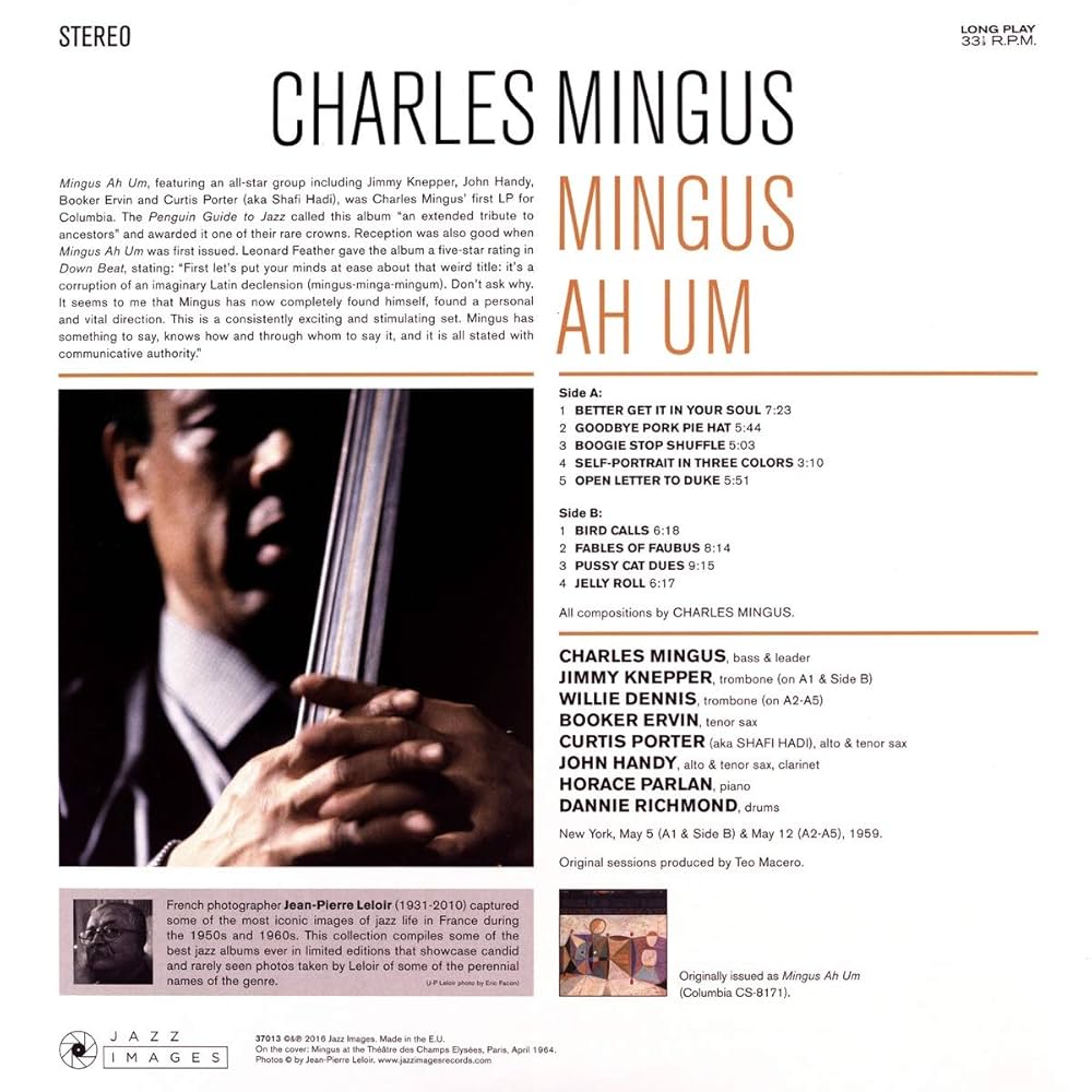 Amazon.com: Mingus Ah Um: CDs & Vinyl